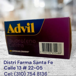 ADVIL ESPALDA Y CUELLO X 20 CAPSULAS (MORADO)