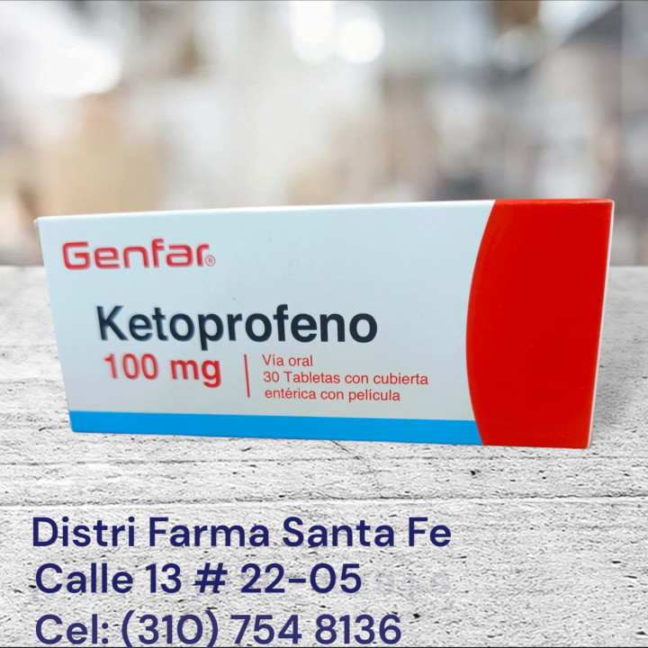 KETOPROFENO GF 100MG X 30 TABLETAS