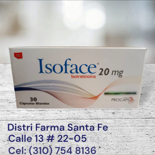 (T) ISOFACE 20 X 30 CAPSULAS (ISOTRETINOINA)