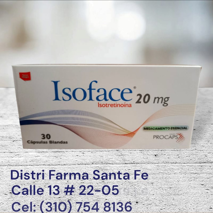 (T) ISOFACE 20 X 30 CAPSULAS (ISOTRETINOINA)
