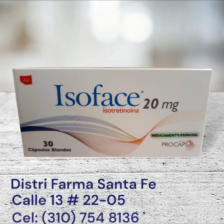(T) ISOFACE 20 X 30 CAPSULAS (ISOTRETINOINA)