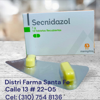 SECNIDAZOL MEMPHIS 1GR X 10 TABLETAS