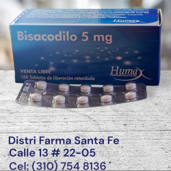 BISACODILO 5MG X 100 TABLETAS
