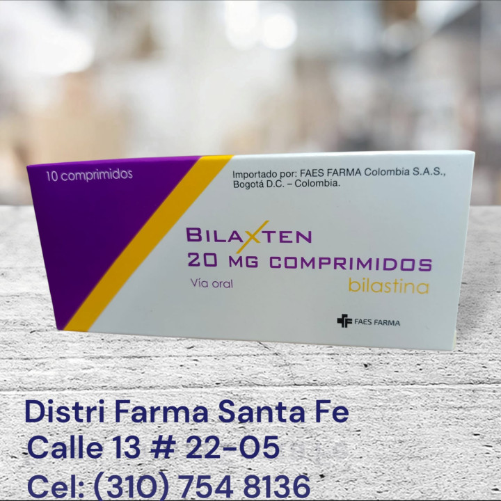 BILAXTEN 20MG COMPRIMIDOS (BILASTINA)