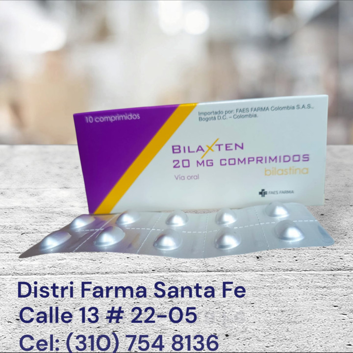 BILAXTEN 20MG COMPRIMIDOS (BILASTINA)
