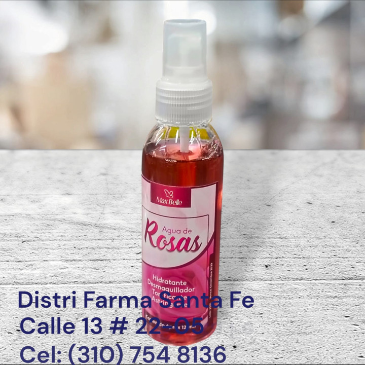AGUA DE ROSAS X 120ML MAX BELLE