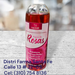 AGUA DE ROSAS X 120ML MAX BELLE