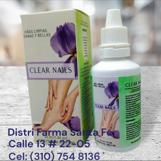 CLEAR NAJLS SOLUCION X 30ML (UÑAS SANAS Y BELLAS)