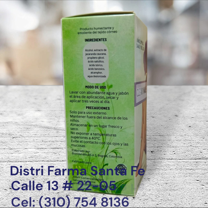 CLEAR NAJLS SOLUCION X 30ML (UÑAS SANAS Y BELLAS)