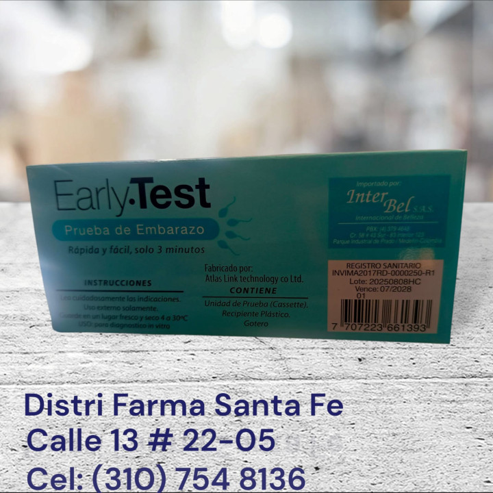 PRUEBA DE EMBARAZO CASSETE ECONOMICA