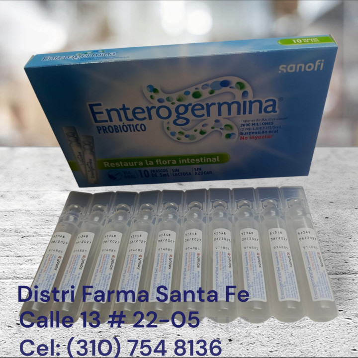 ENTEROGERMINA SUSPENSION X 10 FRASCOS