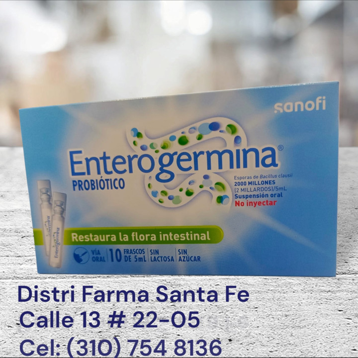 ENTEROGERMINA SUSPENSION X 10 FRASCOS