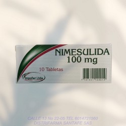 Nimesulida 100Mg X 10 Tabletas
