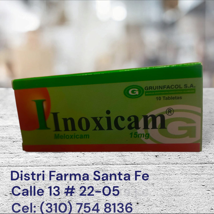 INOXICAM 15MG CAJA X 10 TABLETAS (MELOXICAM)