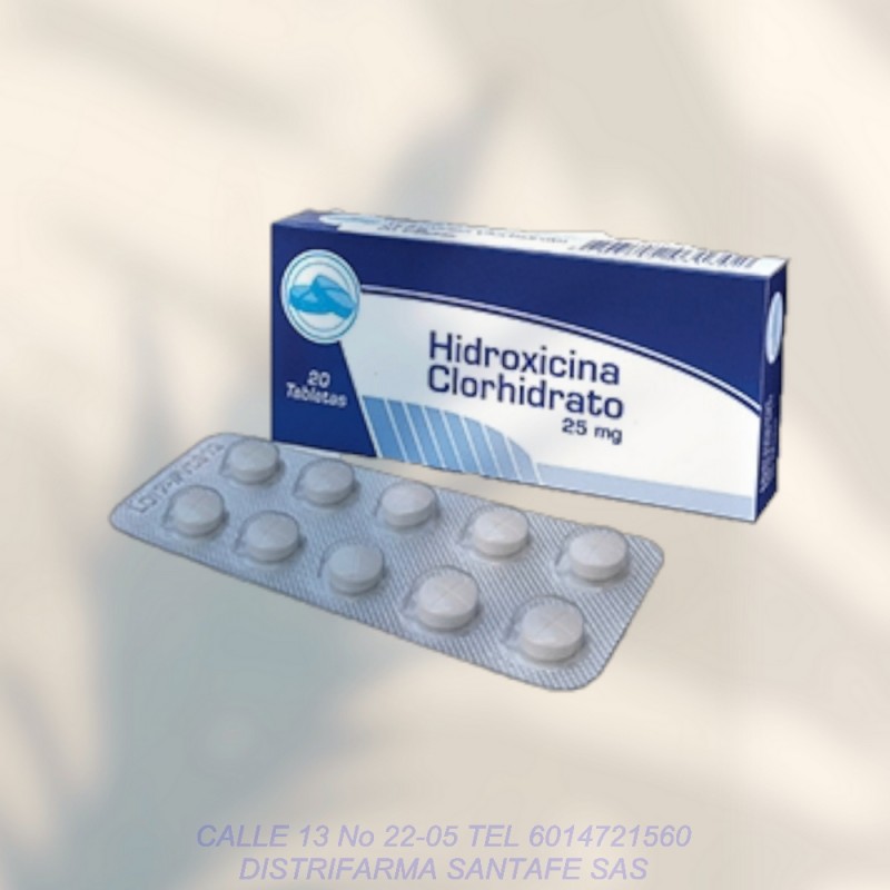 Hidroxicina Coaspharma 25Mg X 20Tabletas