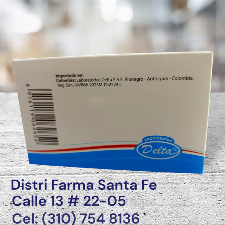 DELTAZITROM 500MG X 3 TABLETAS (AZITROMICINA)