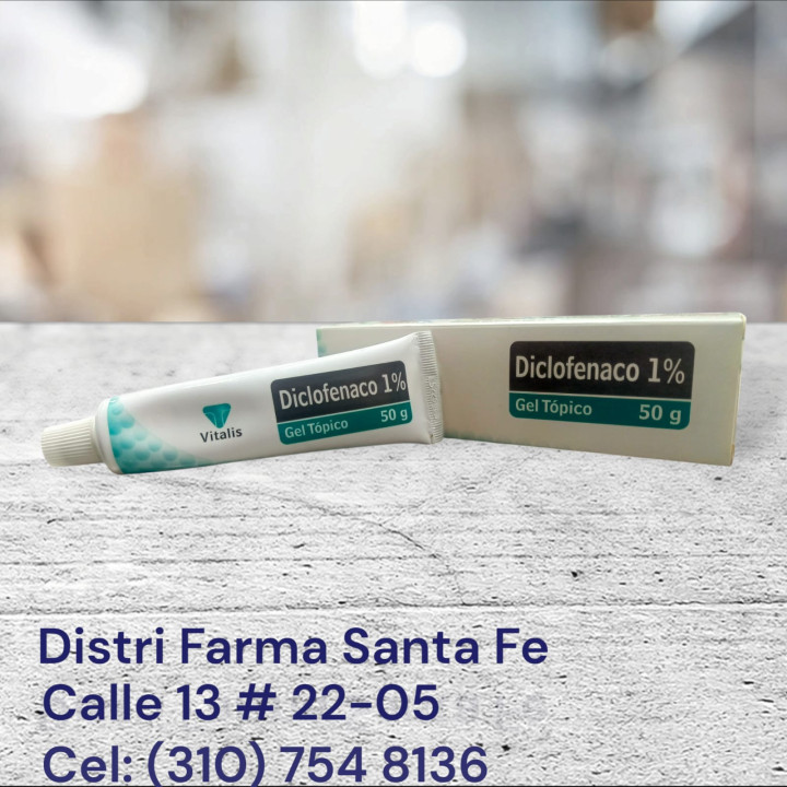 DICLOFENACO GEL VITALIS TUBO X 50GR