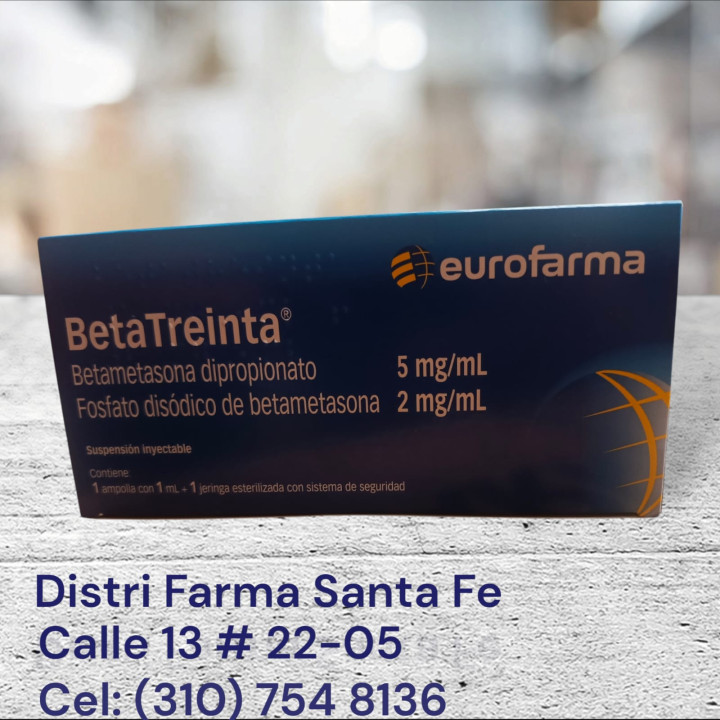 BETATREINTA 1ML X 1 AMPOLLA (BETA + FOSFATO)