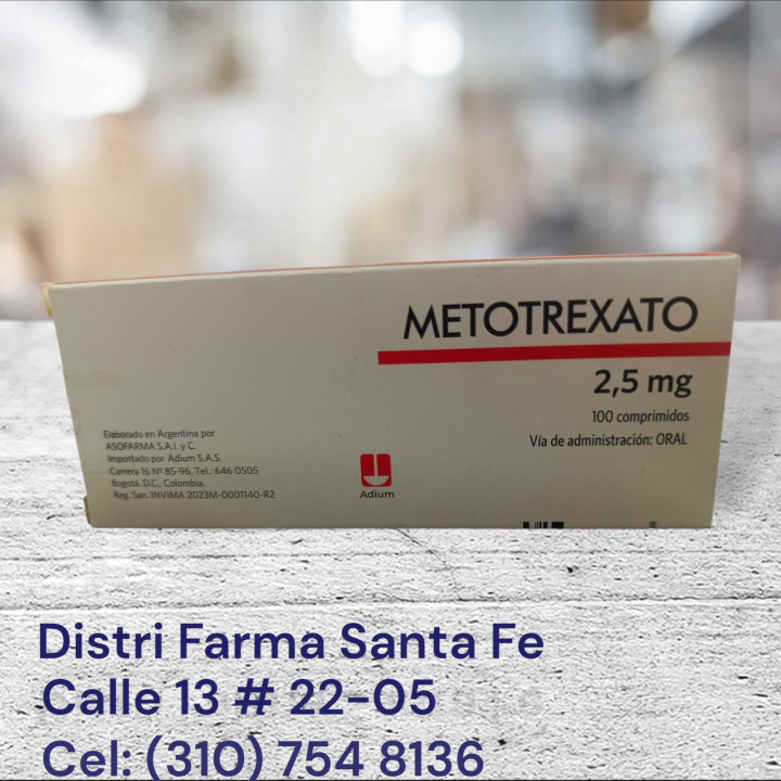 METOTREXATO 2.5MG X  100 TABLETAS (SPTREX)