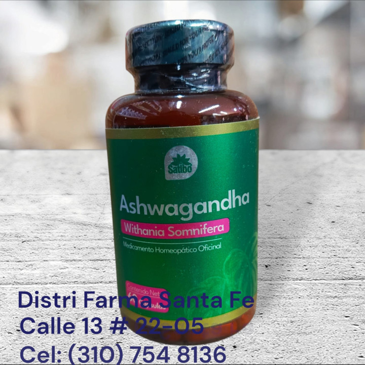 FRASCO DE ASHAWANGANDHA X 60 CAPSULAS