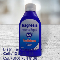 LECHE DE MAGNESIA MK FRASCO X 120ML (PEQUEÑA)