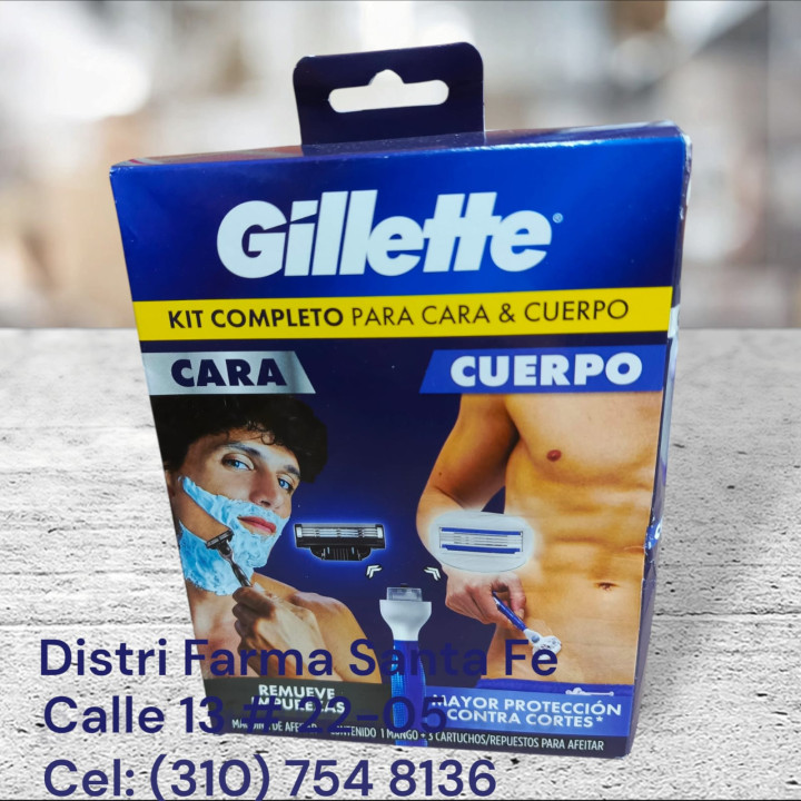 MAQUINA GILLETTE MACH-3 + CARTUCHOS