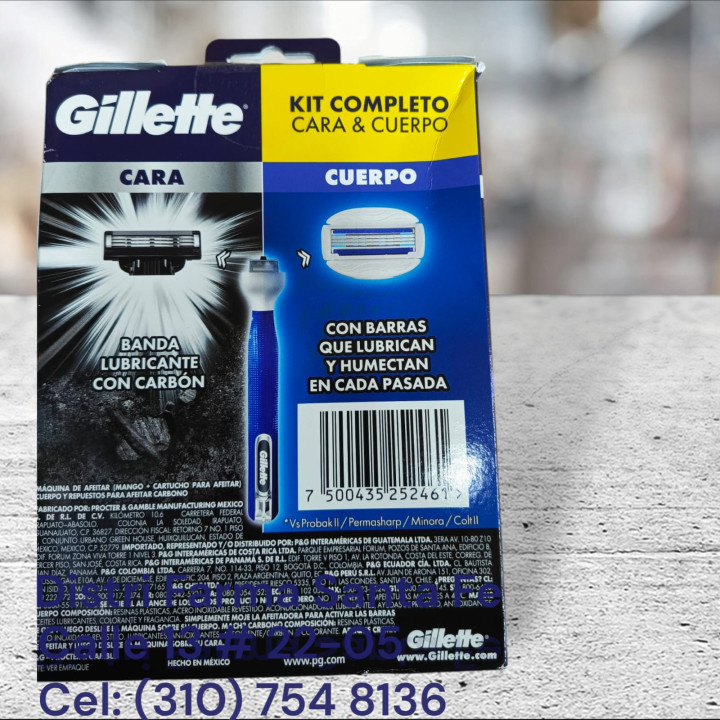 MAQUINA GILLETTE MACH-3 + CARTUCHOS