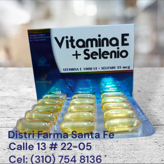 VITAMINA E 1000 U.I. X 30 PERLAS (CAJA)