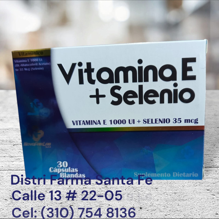 VITAMINA E 1000 U.I. X 30 PERLAS (CAJA)