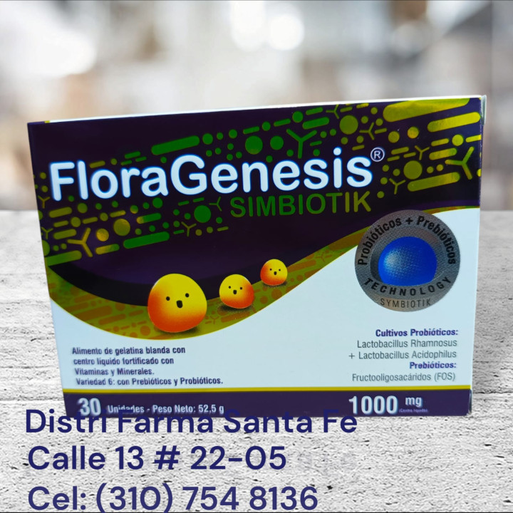 FLORAGENESIS X 30 UNIDADES (PROBIOTICOS)