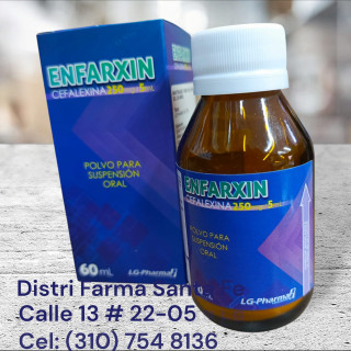 ENFARXIM CEFALEXINA SUSPENSION  X 60ML