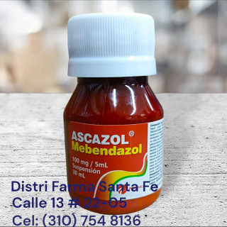 MEBENDAZOL SUSPESION FRASCO X 30ML (ASCANZOL)