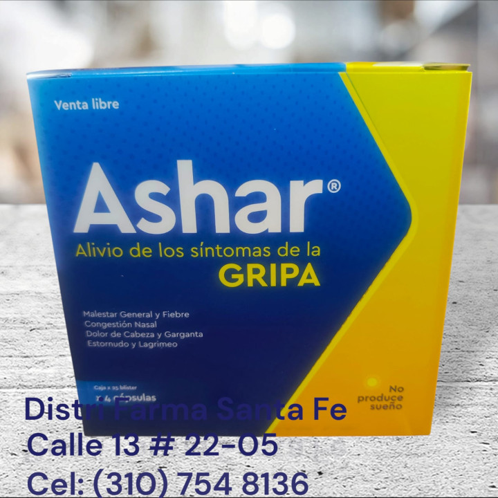 ASHAR ANTIGRIPAL  X 100 CAPSULAS