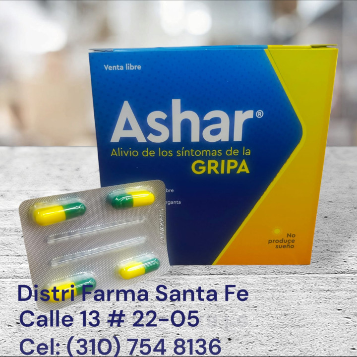 ASHAR ANTIGRIPAL  X 100 CAPSULAS