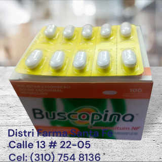 BUSCAPINA NF CAJA X 100 COMPRIMIDOS