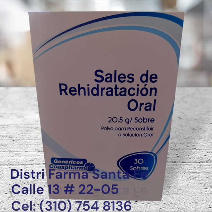 SALES DE REHIDRATACION X 30 SOBRES COASPHARMA