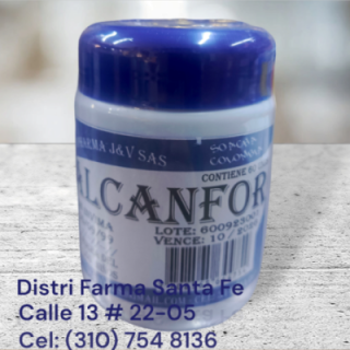 ALCANFOR FRASCO X 60 TABLETAS