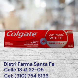 CREMA DENTAL COLGATE LUMINOUS WHITE X 125ML