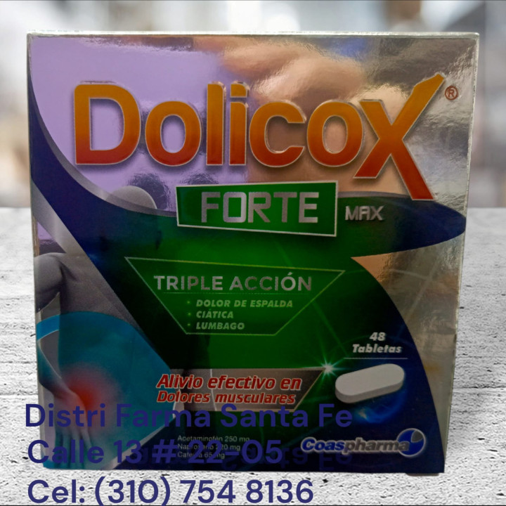 DOLICOX FORTE X 48 TABLETAS