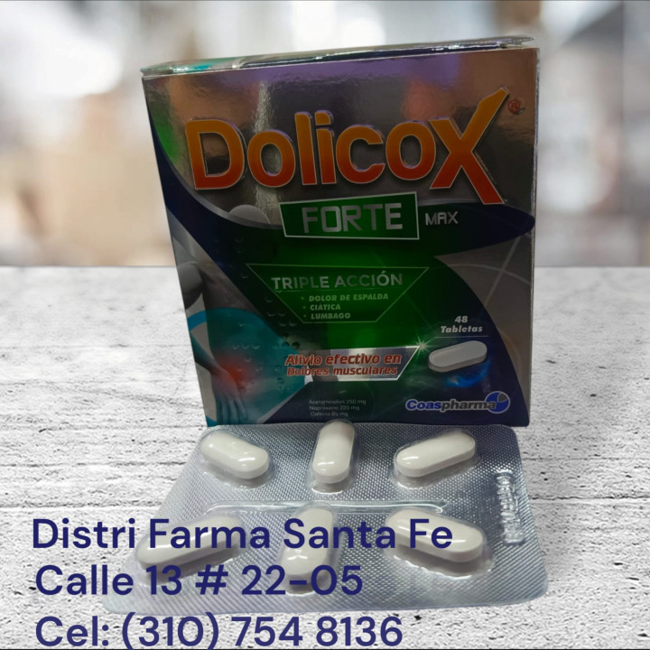 DOLICOX FORTE X 48 TABLETAS