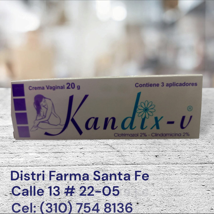 KANDIX-V CREMA VAGINAL X 20G (CLOTRIMAZ+CLINDAMIC)