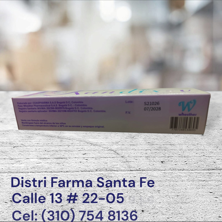 KANDIX-V CREMA VAGINAL X 20G (CLOTRIMAZ+CLINDAMIC)