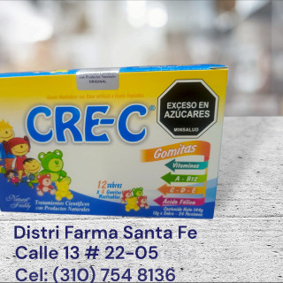 CRE-C GOMAS MASTICABLES X 12 SOBRES
