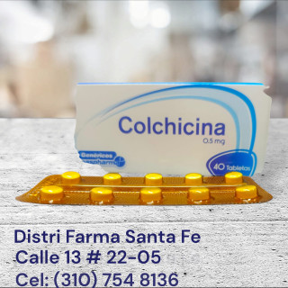 COLCHICINA COASPHARMA 0.5MG X 40 TABLETAS