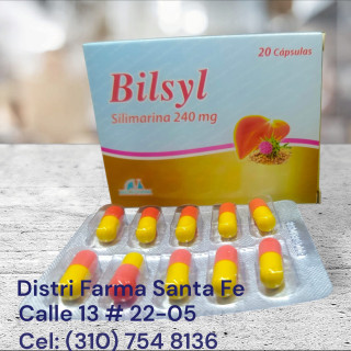 BILSYL X 20 CAPSULAS (SILIMARINA 240MG)