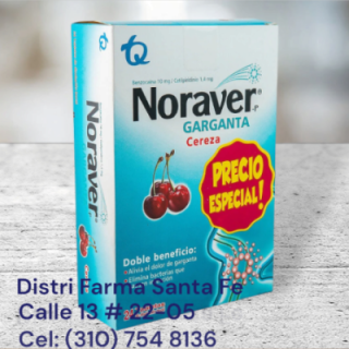 NORAVER GARGANTA  X 24 TABLETAS (TQ)