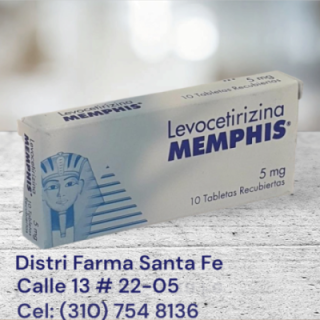 ALERVOX 5MG (LEVOCETIRIZINA) X 10 TABLETAS