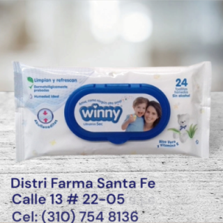 TOALLITAS WINNY X  24 UNIDADES (IVA) (TQ)