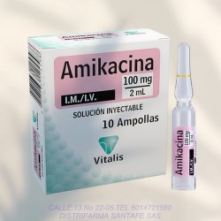Amikacina Vitalis 100Mg...