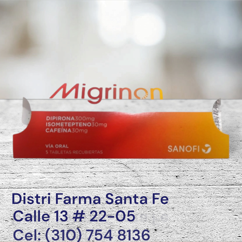 MIGRINON X 100 TABLETAS (DOLOR DE CABEZA)